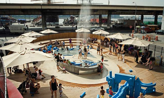 Imagination Playground at Burling Slip, New York, New York.